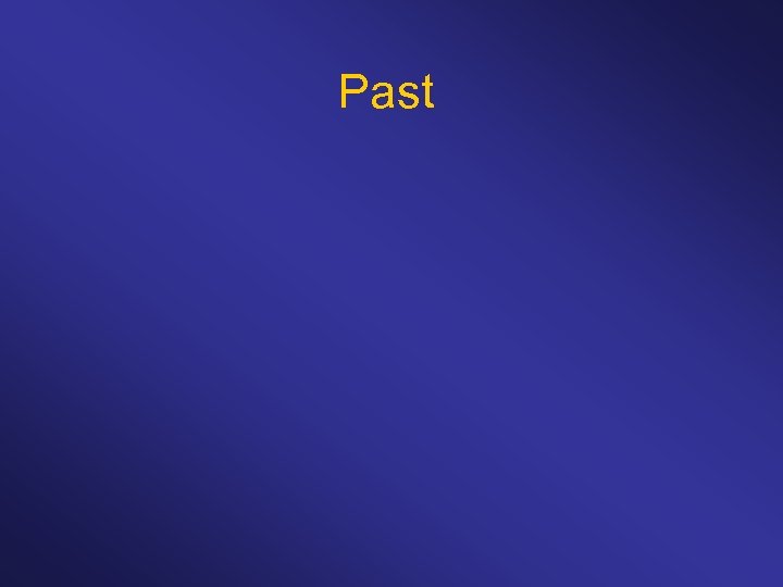 Past 
