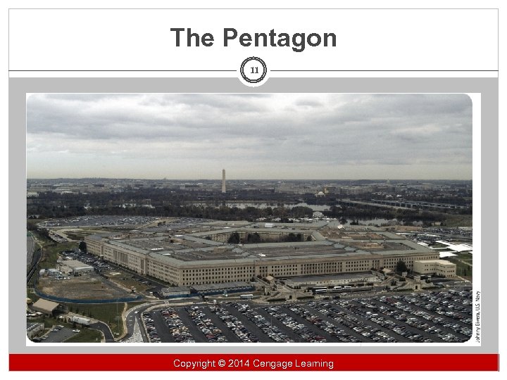 The Pentagon 11 Copyright 2014 Cengage Learning Copyright ©© 2014 Cengage Learning 