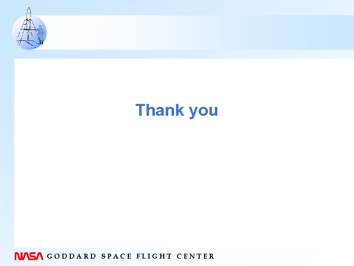 Thank you GODDARD SPACE FLIGHT CENTER 