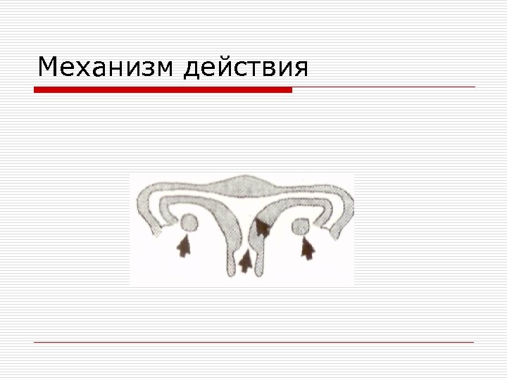 Механизм действия 