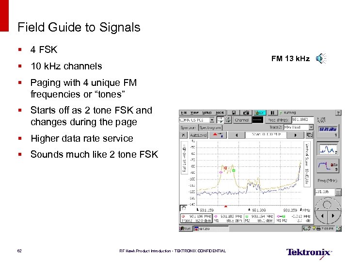 Field Guide to Signals § 4 FSK FM 13 k. Hz § 10 k.