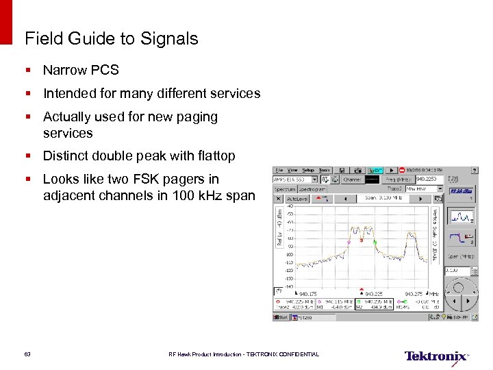Field Guide to Signals § Narrow PCS § Intended for many different services §