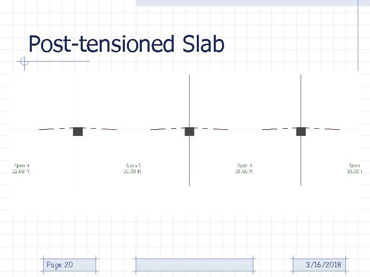 Post-tensioned Slab Page 20 3/16/2018 