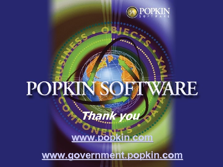 © 2003 Popkin Software & Systems Inc. Thank you www. popkin. com www. government.