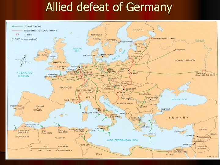 Allied defeat of Germany 