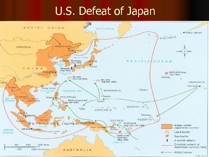 U. S. Defeat of Japan 