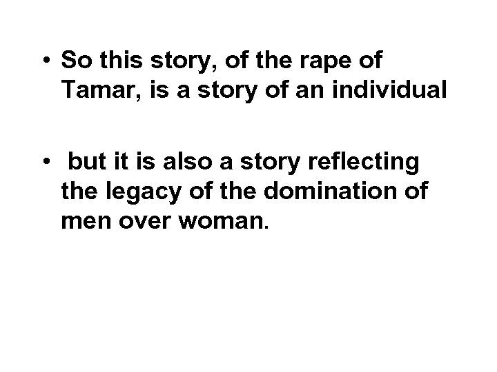 The Rape Of Tamar 2 Samuel 13