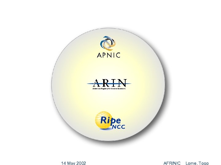 14 May 2002 AFRINIC Lome, Togo 
