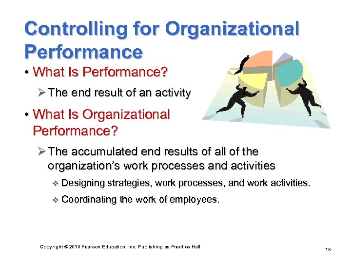 Controlling for Organizational Performance • What Is Performance? Ø The end result of an