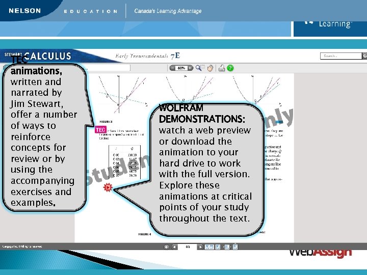 TEC animations, written and narrated by Jim Stewart, offer a number of ways to