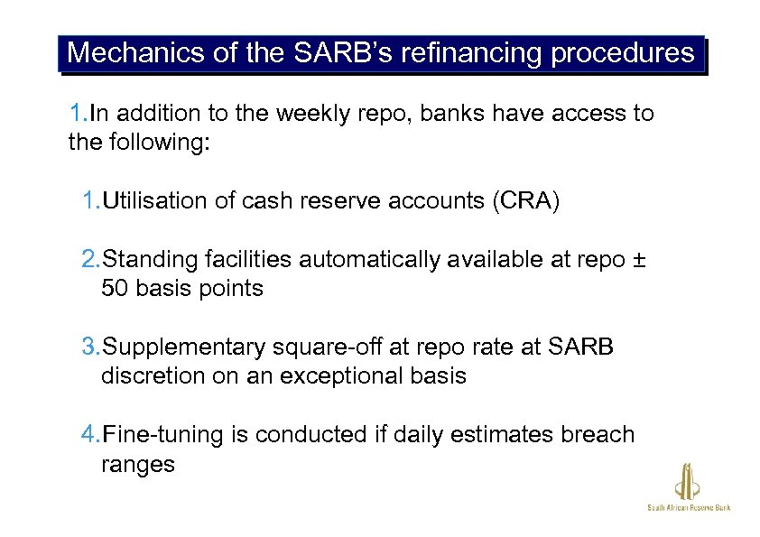Sarb personal bop codes foreign investment