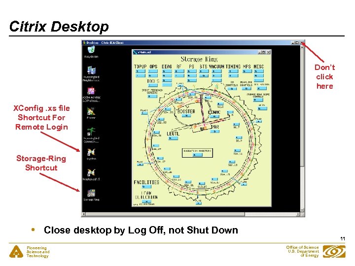 Citrix Desktop Don’t click here XConfig. xs file Shortcut For Remote Login Storage-Ring Shortcut