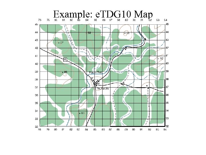 Example: e. TDG 10 Map 