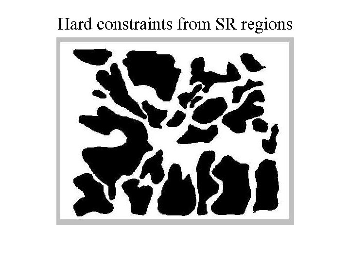 Hard constraints from SR regions 
