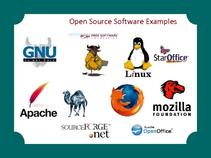 Open Source Software Examples 