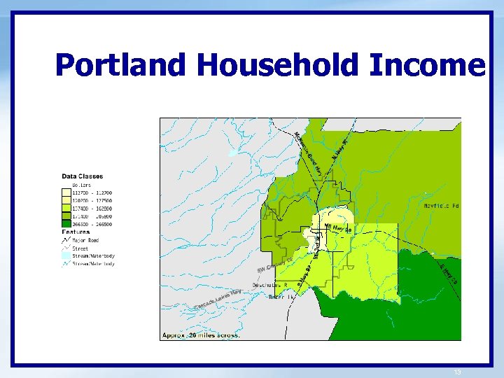Portland Household Income 13 