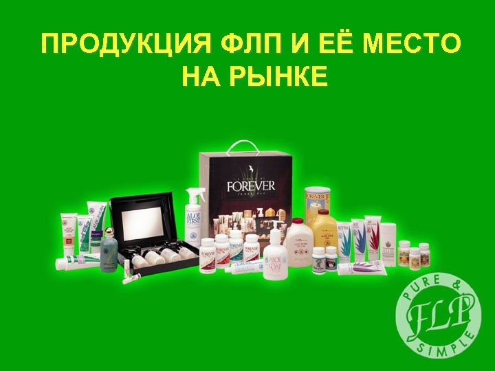 ПРОДУКЦИЯ ФЛП И ЕЁ МЕСТО НА РЫНКЕ 