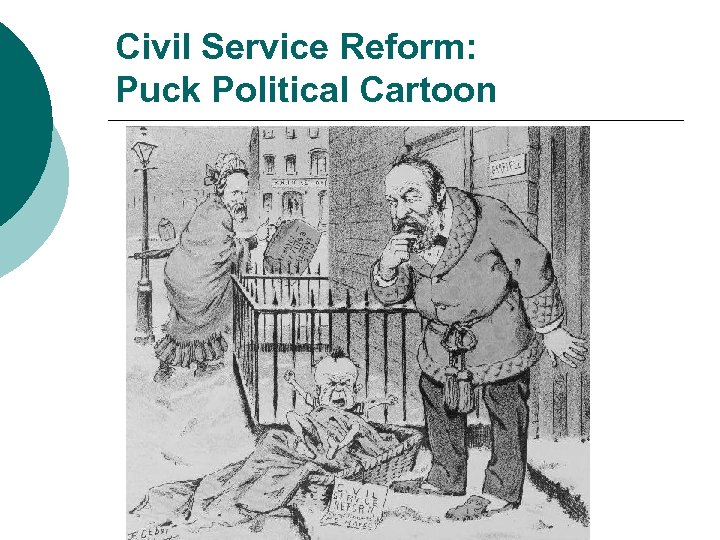 Civil Service Reform: Puck Political Cartoon 