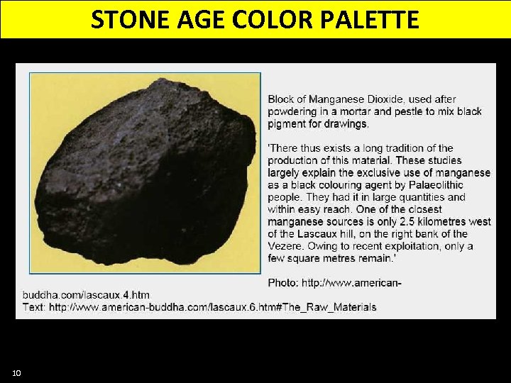 STONE AGE COLOR PALETTE 10 