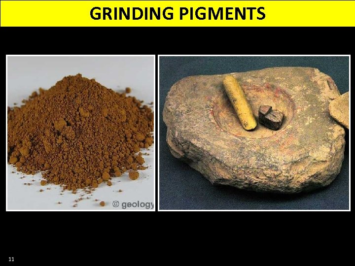 GRINDING PIGMENTS 11 