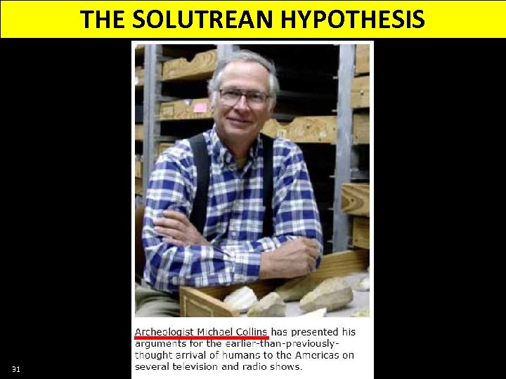 THE SOLUTREAN HYPOTHESIS 31 