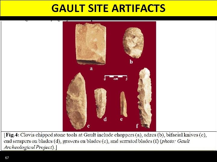 GAULT SITE ARTIFACTS 67 