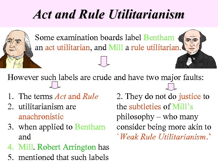 rule vs act utilitarianism