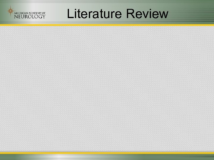 Literature Review 