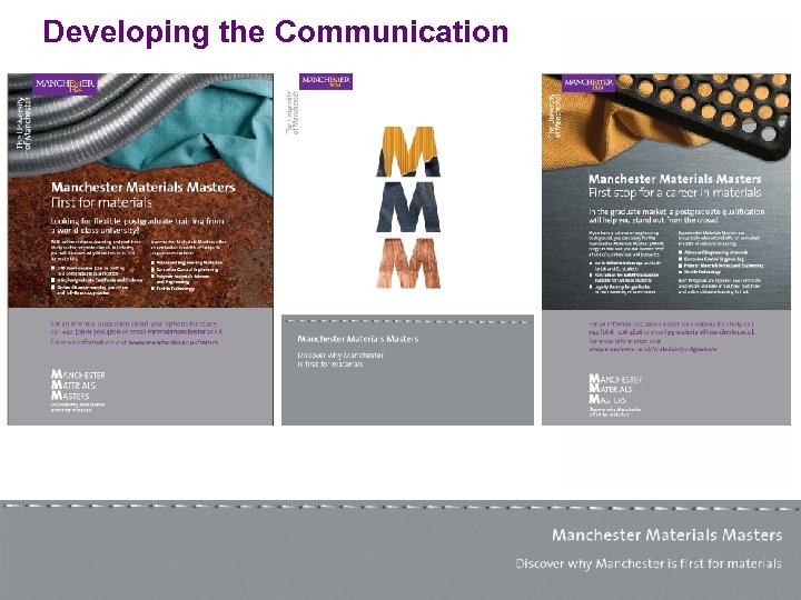 Developing the Communication 