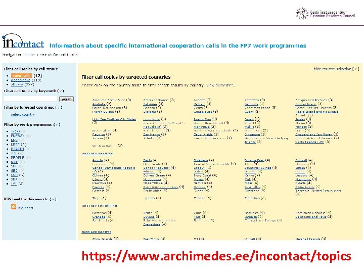 https: //www. archimedes. ee/incontact/topics 
