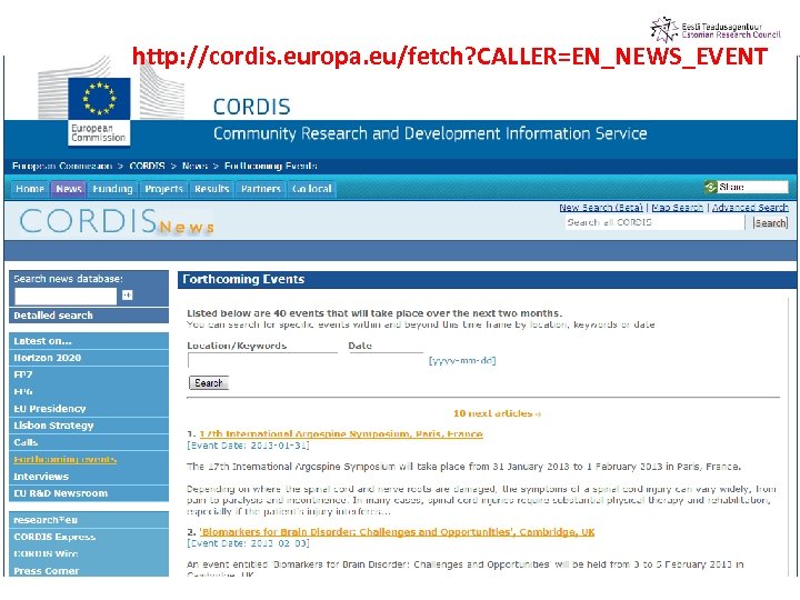 http: //cordis. europa. eu/fetch? CALLER=EN_NEWS_EVENT 