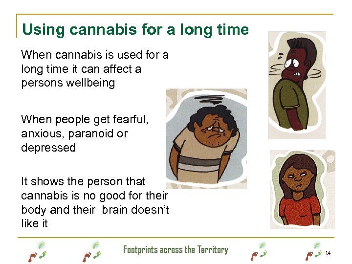 Using cannabis for a long time When cannabis is used for a long time