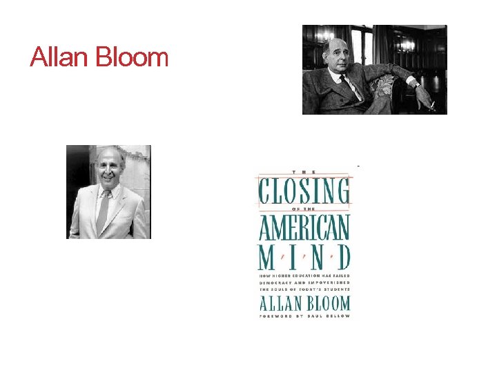Allan Bloom 