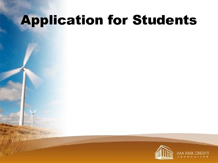 Application for Students 
