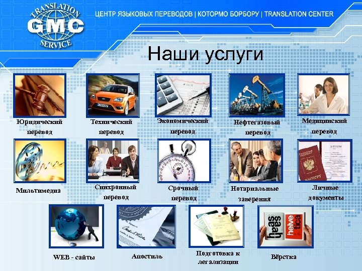 Наши услуги Юридический перевод Мильтимедиа Технический перевод Экономический перевод Синхронный перевод WEB - сайты