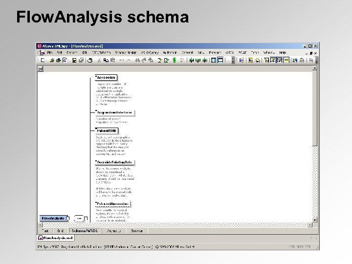 Flow. Analysis schema 