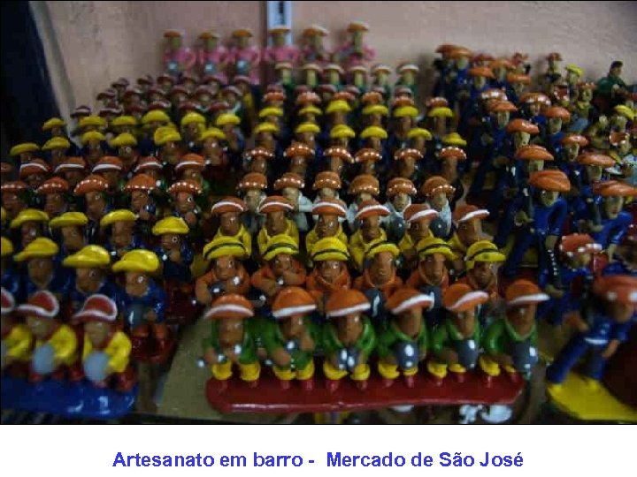 Artesanato em barro - Mercado de São José 
