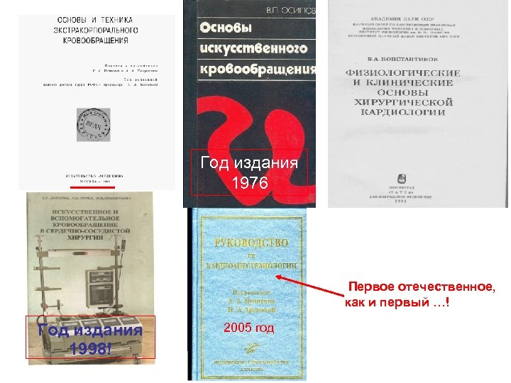 Год издания 1976 Первое отечественное, как и первый …! Год издания 1998! 2005 год