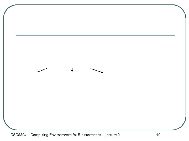CSC 8304 – Computing Environments for Bioinformatics - Lecture 9 19 