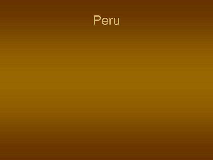 Peru 