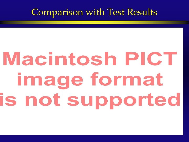 Comparison with Test Results 