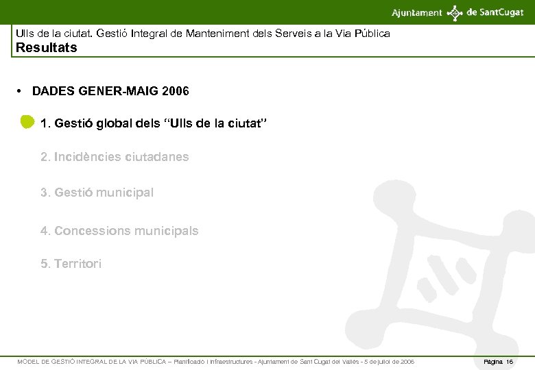 Ulls de la ciutat. Gestió Integral de Manteniment dels Serveis a la Via Pública