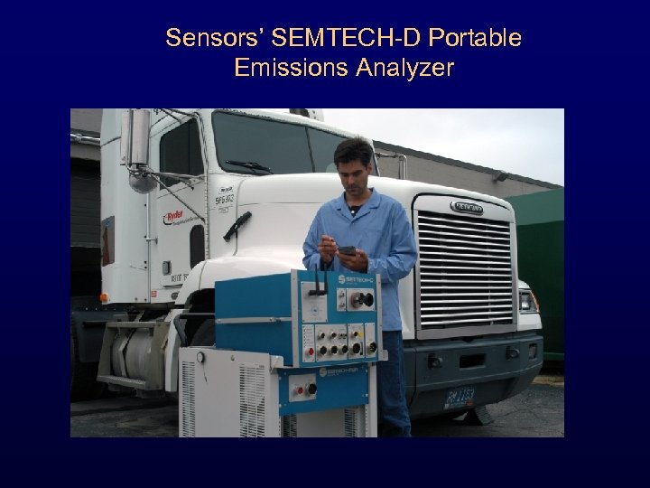 Sensors’ SEMTECH-D Portable Emissions Analyzer 