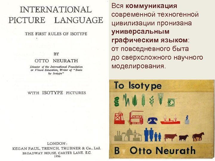 За время существования институтом Isotype было разработано несколько тысяч стандартизированных пиктограмм и несколько десятков