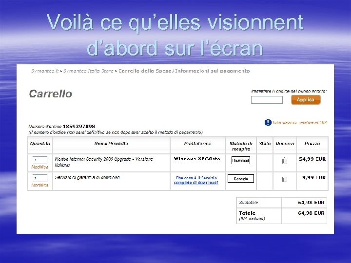 Voilà ce qu’elles visionnent d’abord sur l’écran 