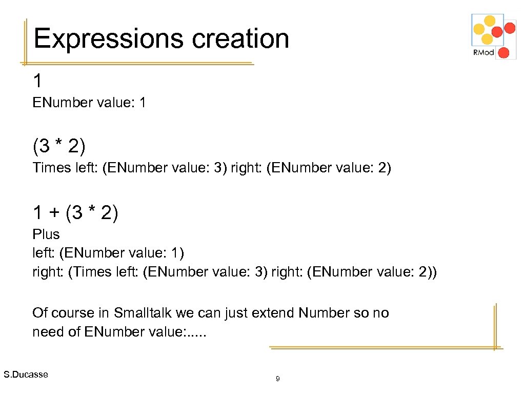 Expressions creation 1 ENumber value: 1 (3 * 2) Times left: (ENumber value: 3)