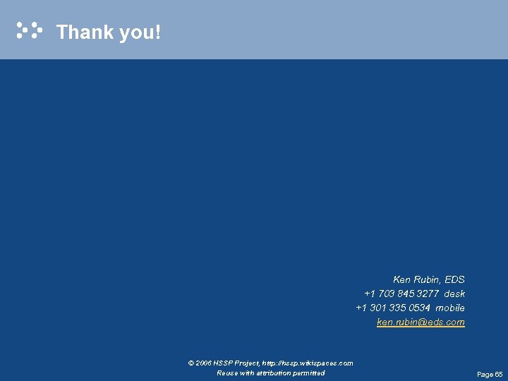 Thank you! Ken Rubin, EDS +1 703 845 3277 desk +1 301 335 0534