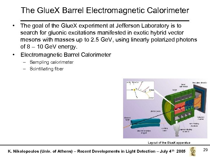 The Glue. X Barrel Electromagnetic Calorimeter • The goal of the Glue. X experiment