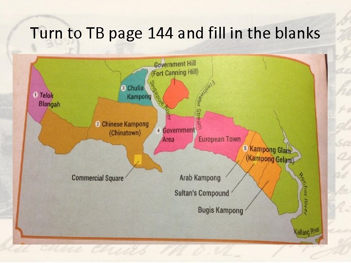 Turn to TB page 144 and fill in the blanks 