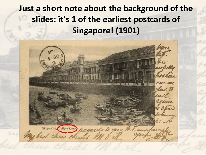 Just a short note about the background of the slides: it’s 1 of the